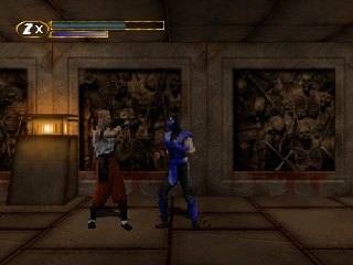 Mortal Kombat Mythologies - Sub-Zero (Europe) In game screenshot